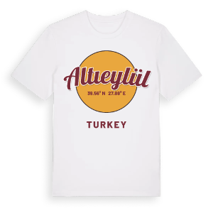 Altıeylül cirkel t-shirt – ekologisk bomull t-shirt från Pinshirt