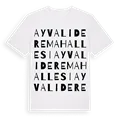 Ayvalıdere Mahallesi ordlek t-shirt