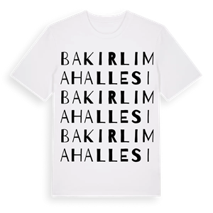 Bakırlı Mahallesi ordlek t-shirt – ekologisk bomull t-shirt från Pinshirt