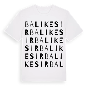 Balıkesir ordlek t-shirt – ekologisk bomull t-shirt från Pinshirt