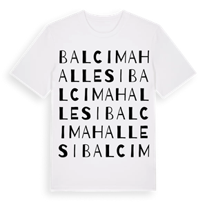 Balcı Mahallesi ordlek t-shirt – ekologisk bomull t-shirt från Pinshirt