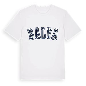 Balya college t-shirt – ekologisk bomull t-shirt från Pinshirt