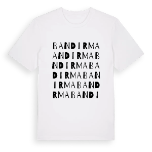 Bandırma ordlek t-shirt – ekologisk bomull t-shirt från Pinshirt