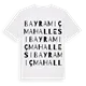 Bayramiç Mahallesi ordlek t-shirt