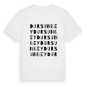 Dursunbey ordlek t-shirt – ekologisk bomull t-shirt från Pinshirt