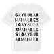 Gaybular Mahallesi ordlek t-shirt