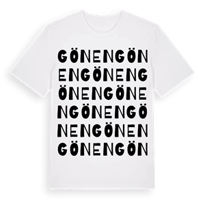 Gönen ordlek t-shirt – ekologisk bomull t-shirt från Pinshirt
