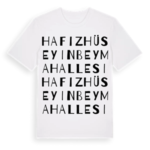 Hafız Hüseyinbey Mahallesi ordlek t-shirt – ekologisk bomull t-shirt från Pinshirt