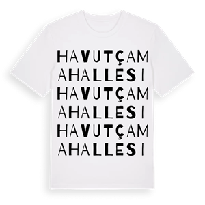 Havutça Mahallesi ordlek t-shirt – ekologisk bomull t-shirt från Pinshirt