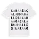 Karaağaçalan Mahallesi ordlek t-shirt