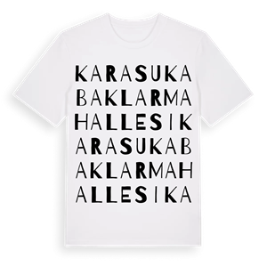 Karasu Kabaklar Mahallesi ordlek t-shirt – ekologisk bomull t-shirt från Pinshirt