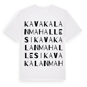 Kavakalan Mahallesi ordlek t-shirt – ekologisk bomull t-shirt från Pinshirt
