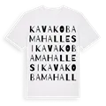 Kavakoba Mahallesi ordlek t-shirt