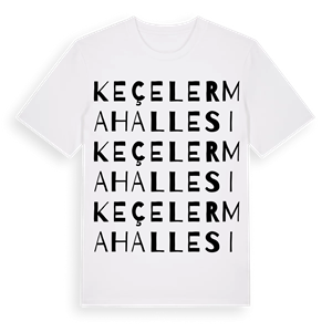 Keçeler Mahallesi ordlek t-shirt – ekologisk bomull t-shirt från Pinshirt