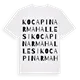 Kocapınar Mahallesi ordlek t-shirt