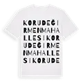 Koru Değirmen Mahallesi ordlek t-shirt