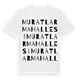 Muratlar Mahallesi ordlek t-shirt