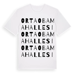 Ortaoba Mahallesi ordlek t-shirt – ekologisk bomull t-shirt från Pinshirt