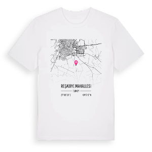 Reşadiye Mahallesi karta t-shirt – ekologisk bomull t-shirt från Pinshirt