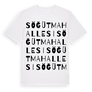 Söğüt Mahallesi ordlek t-shirt – ekologisk bomull t-shirt från Pinshirt