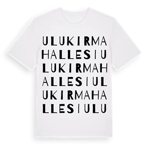 Ulukır Mahallesi ordlek t-shirt – ekologisk bomull t-shirt från Pinshirt