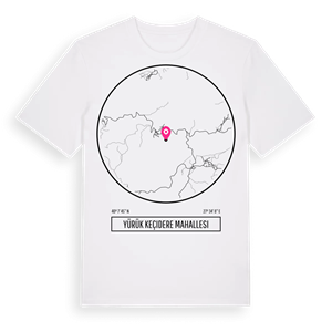 Yürük Keçidere Mahallesi t-shirt – ekologisk bomull t-shirt från Pinshirt