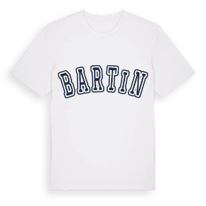 Bartın college t-shirt – ekologisk bomull t-shirt från Pinshirt