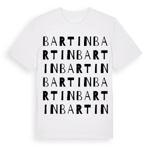 Bartın ordlek t-shirt – ekologisk bomull t-shirt från Pinshirt