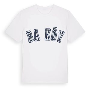 Başköy college t-shirt – ekologisk bomull t-shirt från Pinshirt