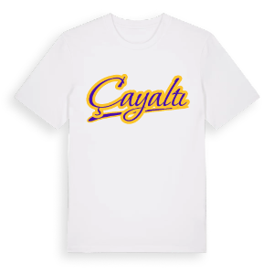 Çayaltı baseball t-shirt – ekologisk bomull t-shirt från Pinshirt