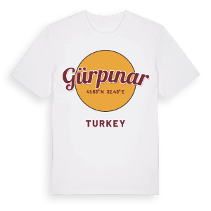 Gürpınar cirkel t-shirt – ekologisk bomull t-shirt från Pinshirt