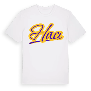 Hacı baseball t-shirt – ekologisk bomull t-shirt från Pinshirt