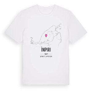 İnpiri karta t-shirt – ekologisk bomull t-shirt från Pinshirt