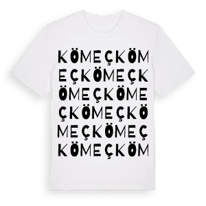 Kömeç ordlek t-shirt – ekologisk bomull t-shirt från Pinshirt