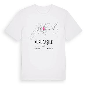 Kurucaşile karta t-shirt – ekologisk bomull t-shirt från Pinshirt