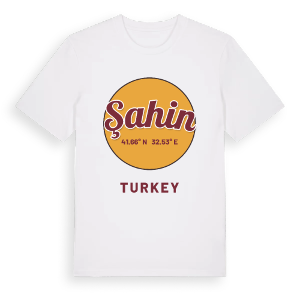 Şahin cirkel t-shirt – ekologisk bomull t-shirt från Pinshirt