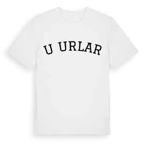 Uğurlar böjd t-shirt – ekologisk bomull t-shirt från Pinshirt