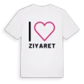 Jag älskar Ziyaret t-shirt stort tryck