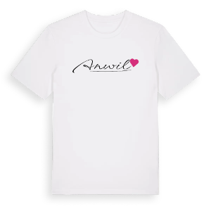 Anwil hjärta t-shirt – ekologisk bomull t-shirt från Pinshirt