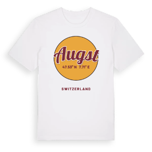 Augst cirkel t-shirt – ekologisk bomull t-shirt från Pinshirt
