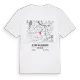 Bezirk Waldenburg karta t-shirt