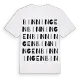 Binningen ordlek t-shirt