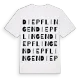 Diepflingen ordlek t-shirt