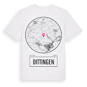 Dittingen t-shirt – ekologisk bomull t-shirt från Pinshirt
