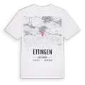 Ettingen karta t-shirt