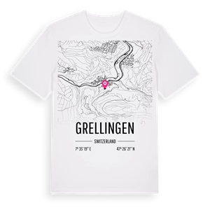 Grellingen karta t-shirt – ekologisk bomull t-shirt från Pinshirt