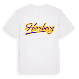 Hersberg baseball t-shirt – ekologisk bomull t-shirt från Pinshirt