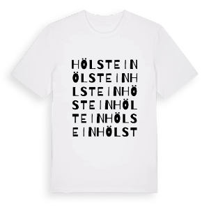 Hölstein ordlek t-shirt – ekologisk bomull t-shirt från Pinshirt