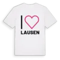 Jag älskar Lausen t-shirt stort tryck