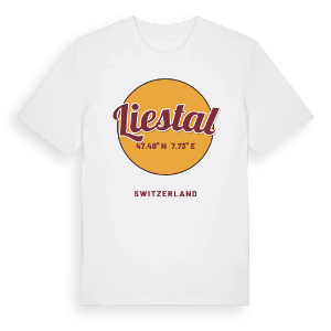 Liestal cirkel t-shirt – ekologisk bomull t-shirt från Pinshirt